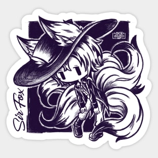 Sir Fox Sticker